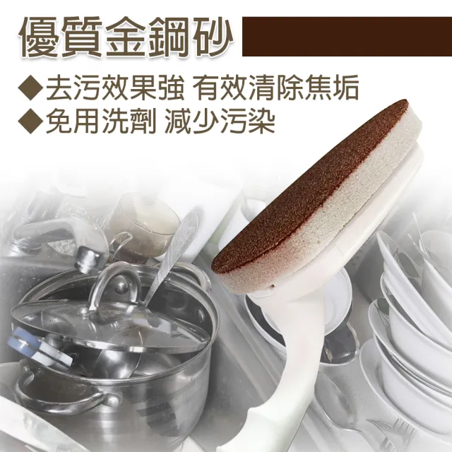 【巧巧】金鋼砂除汙鍋具刷