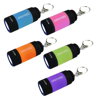 【GREENON】USB充電手電筒(GU01 生活防水 強光LED手電筒 附鑰匙圈)