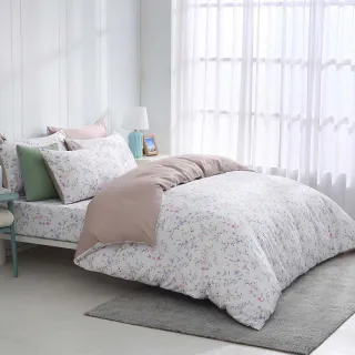 【HongYew 鴻宇】300織美國棉 薄被套床包組-凱辛(雙人)