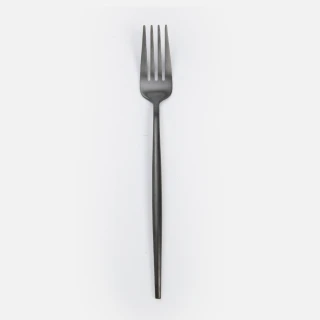 【HOLA】伊登不鏽鋼餐叉21.5cm 霧黑