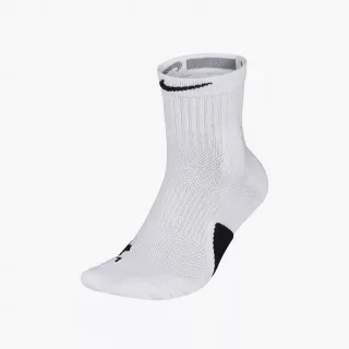 【NIKE 耐吉】襪子 Everyday 白 單雙入 菁英 中筒襪 籃球襪 運動(SX7625-100)