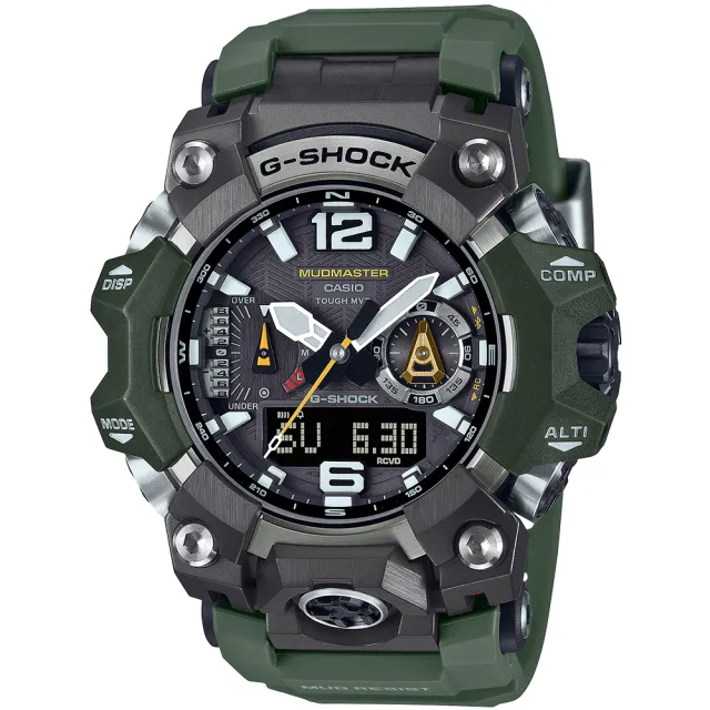 【CASIO 卡西歐】G-SHOCK MUDMASTER太陽能藍牙連線泥人錶 禮物 開學(GWG-B1000-3A/速)