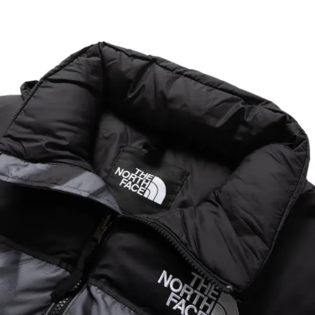 【The North Face】北臉 背心 男款 羽絨背心 運動 防潑水 M 1996 RETRO NUPTSE VEST 黑灰 NF0A3JQQSIF