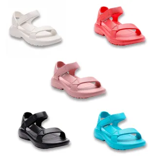 【母子鱷魚】一起運動 母子鱷魚 親子款-純色系造型涼鞋(BCU5561)