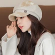 【Seoul Show 首爾秀】綜合韓系INS防寒雙層貝雷帽棒球帽兔毛保暖帽(防寒保暖)