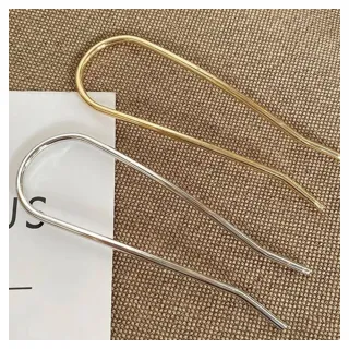 【NANA】娜娜 韓式大U型髮簪2入組 NA051101(髮簪2入組)