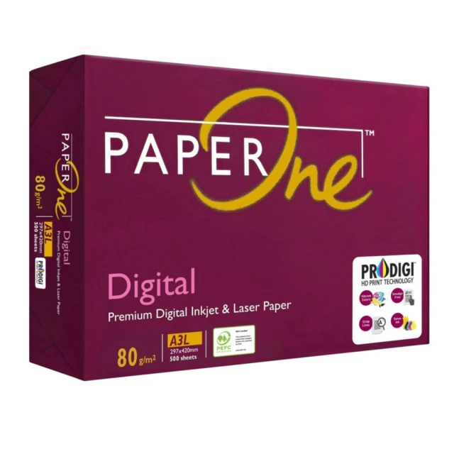 PaperOne Digital 『碳中和』高解析彩印紙 80G A3 5包/箱