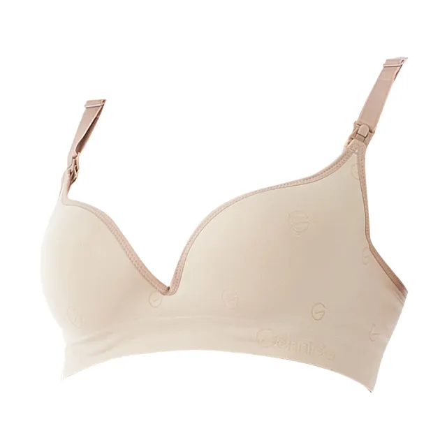 【Gennies 奇妮】哺乳內衣 一體成型舒適軟鋼圈內衣(膚 特惠)
