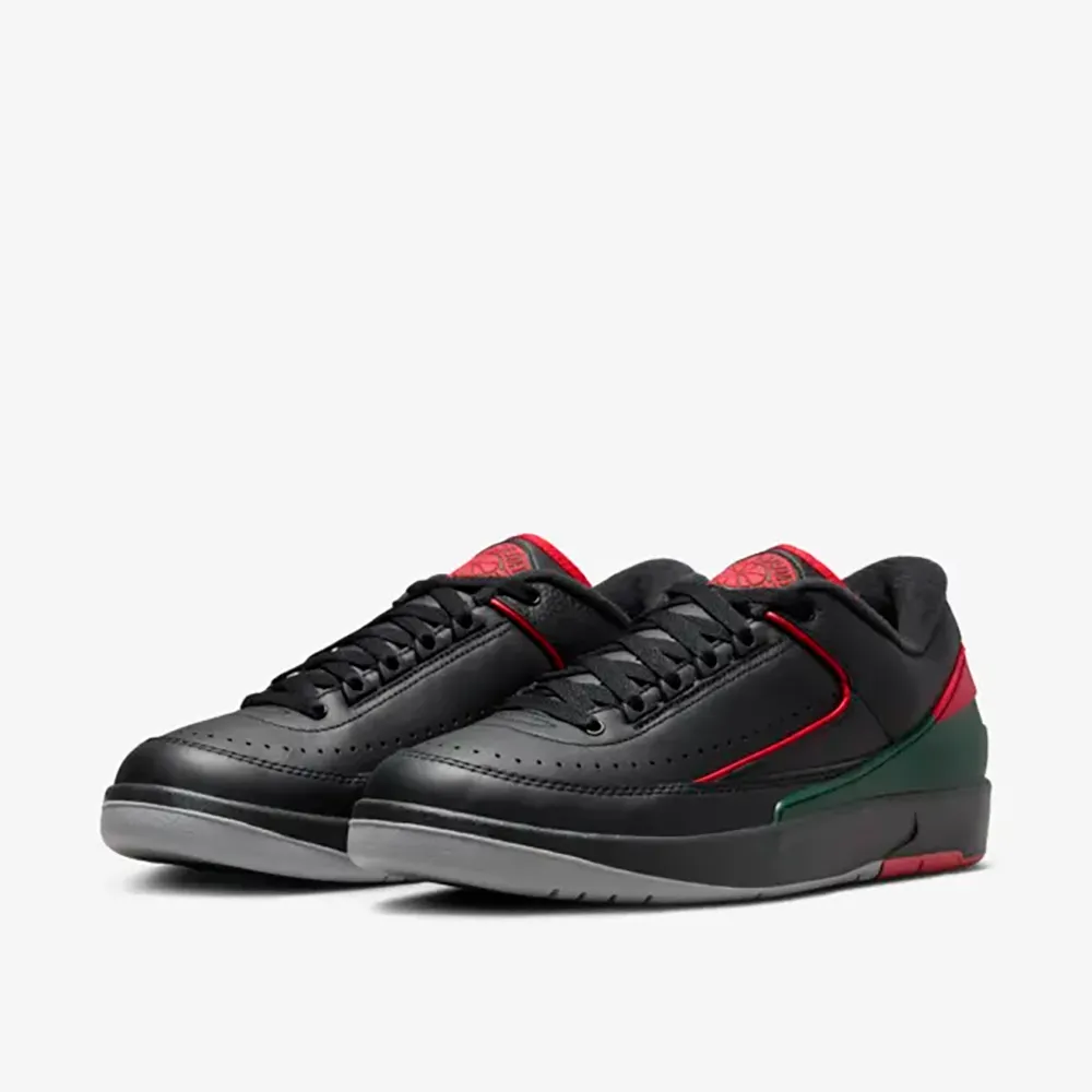 【NIKE 耐吉】籃球鞋 運動鞋 AIR JORDAN 2 RETRO LOW 男鞋 黑(DV9956006)