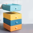 【LEBON】可疊加抽屜收納盒(桌面收納 小物收納 整理盒)