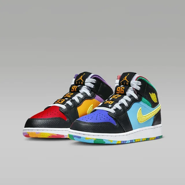 NIKE 耐吉】籃球鞋運動鞋AIR JORDAN 1 MID SS GS 男鞋女鞋大童多色