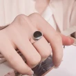 【LEESA】純銀戒指\情侶戒指\日系戒指\嘻哈戒指\歐美戒指\ins戒指\可調節戒指\黑色戒指\龐克戒指\小禮物