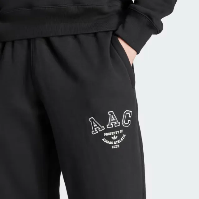 【adidas 愛迪達】HACK AAC SWTPS 長褲 男款 運動褲 三葉草 黑(HZ0698 ∞)