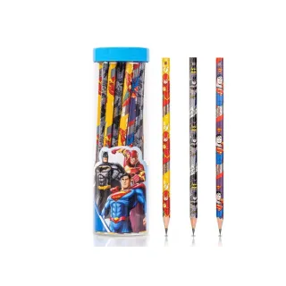 【deli 得力】FS3570E 學習鉛筆 超人 2B 筆桿 HB鉛筆 盒裝 鉛筆 正義聯盟 鉛筆