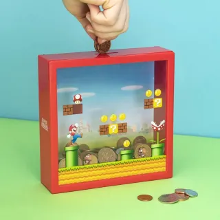 【Paladone UK】超級瑪利歐3D存錢筒零錢箱 存錢罐(擺飾 禮物)