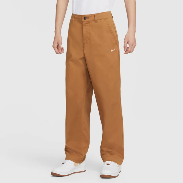 NIKE 耐吉 休閒直筒工裝長褲 防潑水_男_卡其色_AS M NL EL CHINO PANT UL COTTO(FD0406270)