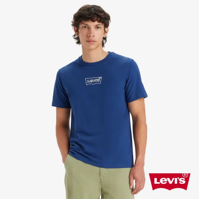 【LEVIS 官方旗艦】男款 經典短袖Tee / 迷你膠印Logo 熱賣單品 22491-1486