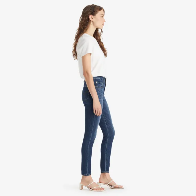 【LEVIS】女款 721高腰緊身窄管涼感牛仔長褲 Performance Cool 熱賣單品 18882-0689