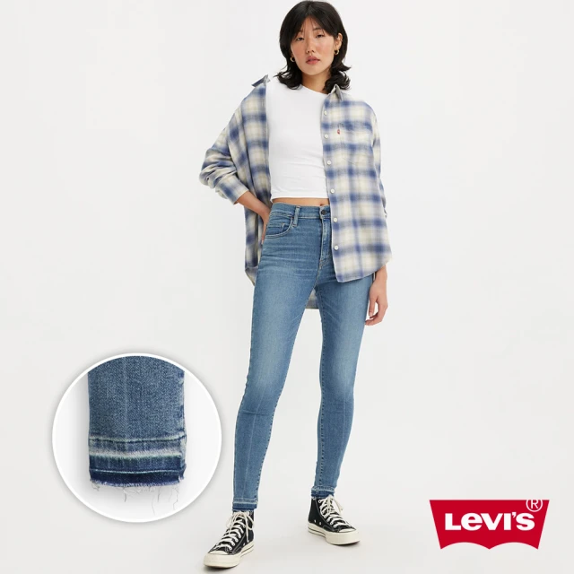 LEVIS 女款 720高腰超緊身窄管/超彈力牛仔褲/淺藍色