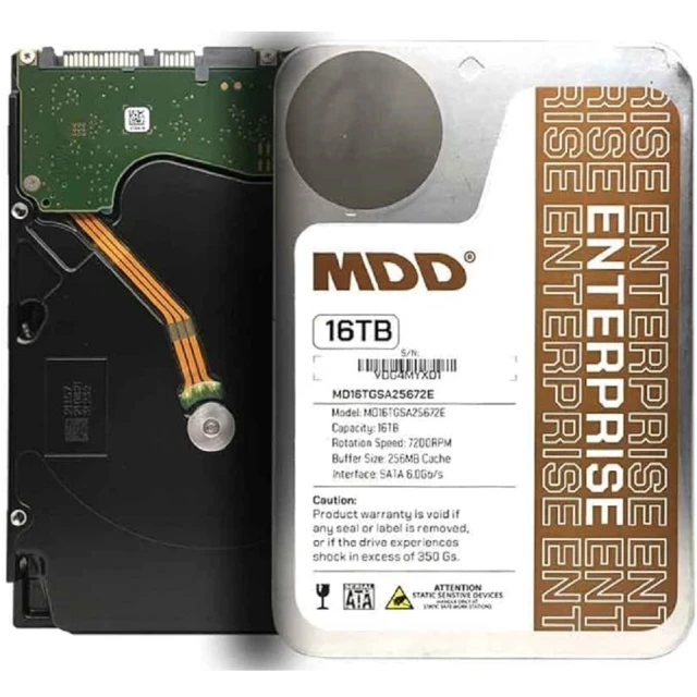 MDD MDD最大數據 16TB /7200轉/256MB/3.5吋/4Y MDD16TSATA25672E(企業級硬碟)
