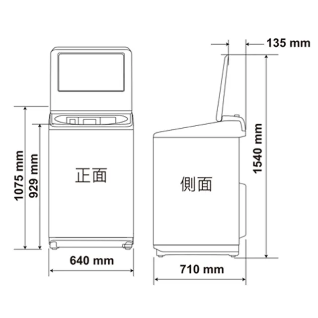 Panasonic 國際牌】17公斤變頻溫水洗脫直立式洗衣機—不鏽鋼(NA-V170NMS