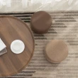 【IDEA】日系麻棉親膚透氣圓凳/矮椅凳(換鞋椅)