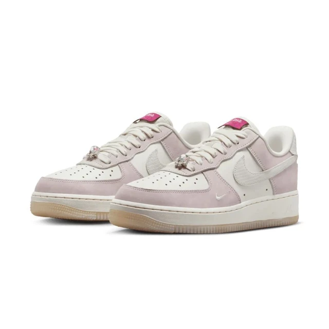 NIKE 耐吉 W Nike Air Force 1 Year of the Dragon 龍年限定 珍珠髒粉 AF1 女鞋 休閒鞋 麂皮 FZ5066-111