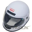 【EVO】全罩式安全帽-白色+(6入不織布內襯套-速)