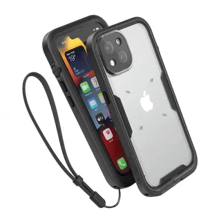 【Catalyst】iPhone15 Pro 6.1吋專用 IP68防水軍規防震防泥超強保護殼-灰色(3顆鏡頭)