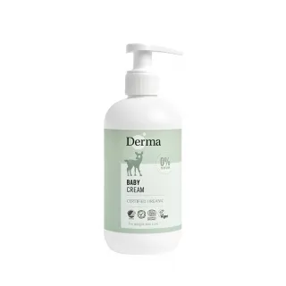 【Derma】寶寶有機滋潤護膚霜家庭號250ml(北歐白天鵝 歐盟有機認證 不做動物實驗)