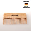 【FALLER 芙樂】德國製掌上細木齒梳 防靜電細軟髮適用 FSC優質木材(扁梳/梳頭造型美容/520愛你)