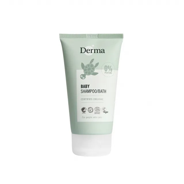 【Derma】寶寶有機洗髮沐浴露–旅行號 150ml(沐浴乳 洗髮精 洗髮沐浴露)