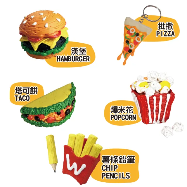 【T&U 泰允創意】3D列印筆材料包–迷你熱狗Mini Hot Dog(DIY 手作 兒童玩具 3D)