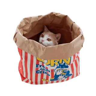 【chachacha】貓玩具 爆米花紙袋(寵物玩具)