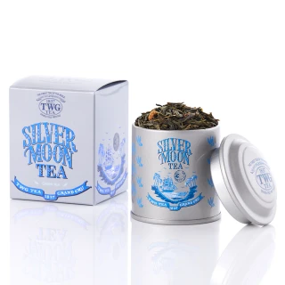 【TWG Tea】迷你茶罐雙入組 銀月綠茶 20gx2罐(Silver Moon Tea;綠茶)