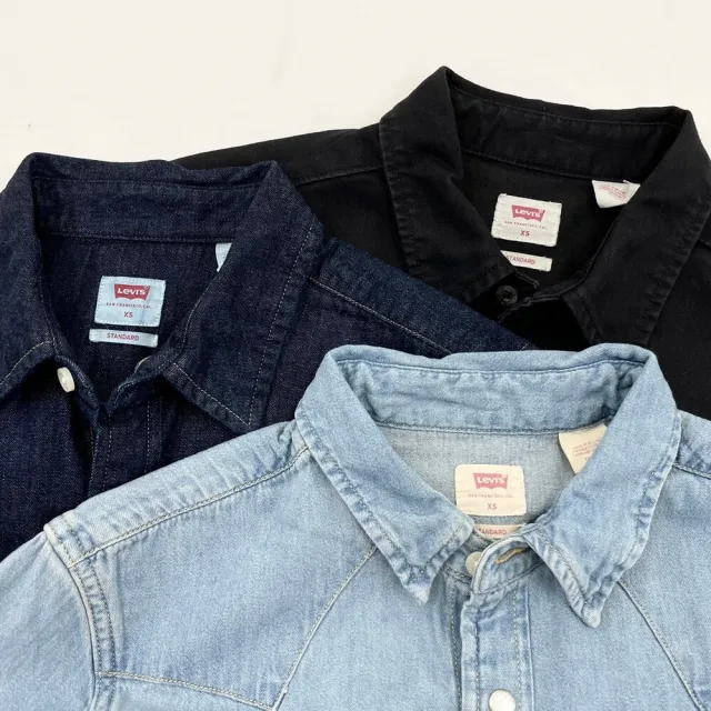 【LEVIS】Levis 牛仔長襯衫 現貨 牛仔 Levis 男版 口袋 長袖 襯衫 長袖襯衫 平輸品(長袖襯衫9006)