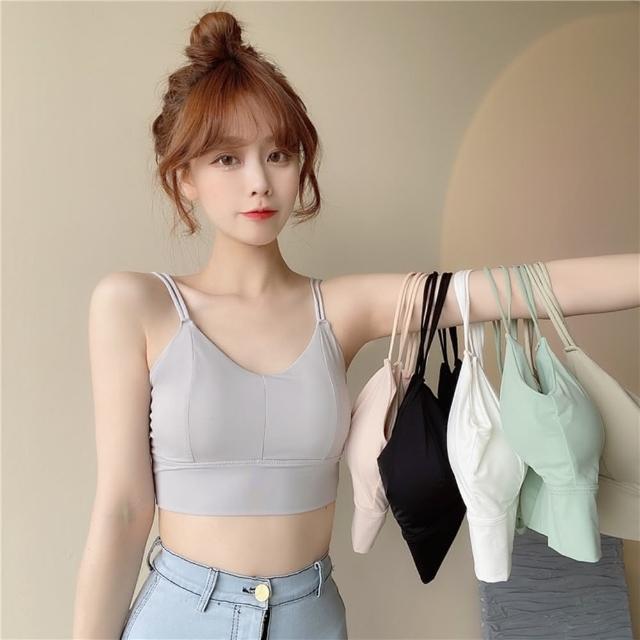 【D.studio】韓版優質冰絲吊帶美背小可愛(上衣 背心 女裝 背心女 衣服 短版上衣 冰絲背心 V152)