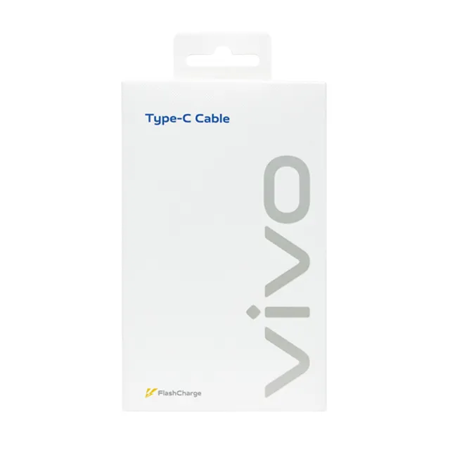 【vivo】原廠台灣公司貨 6A Type-C to USB-A 閃充充電線1m-支援120W閃充(盒裝)
