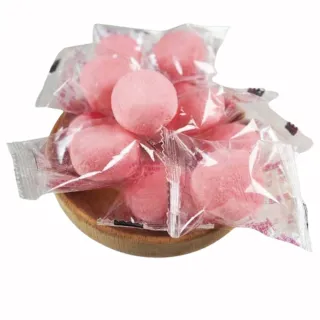 【甜園】紅圓棉花糖 200g 買一送一共2包(拜拜糖果、棉花糖、拜拜、過年、冬至、湯圓糖果 、免煮湯圓)