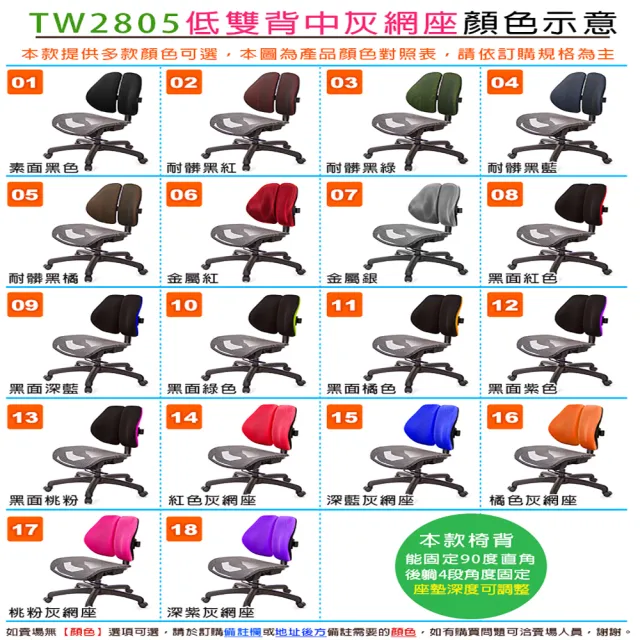 【GXG 吉加吉】低雙背網座 工學椅 /D字扶手(TW-2805 E4)