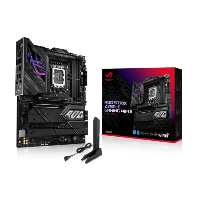 【ASUS 華碩】ROG STRIX Z790-E GAMING WIFI II 主機板+Intel Core i7-14700KF 中央處理器(M+C組合包)