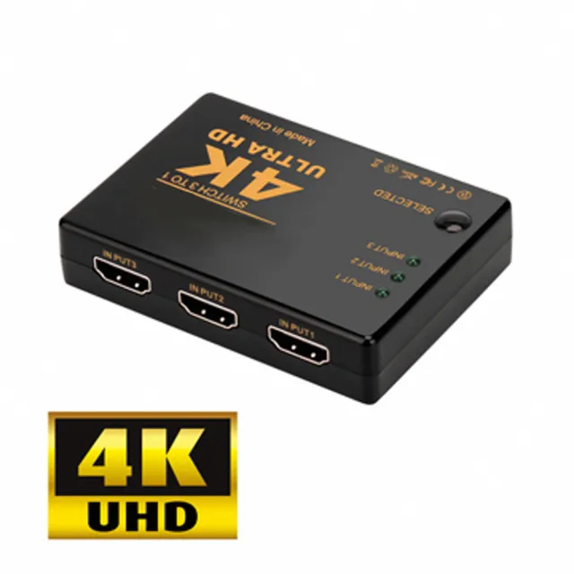 【LineQ】4K2K 高畫質HDMI 3進1出切換器