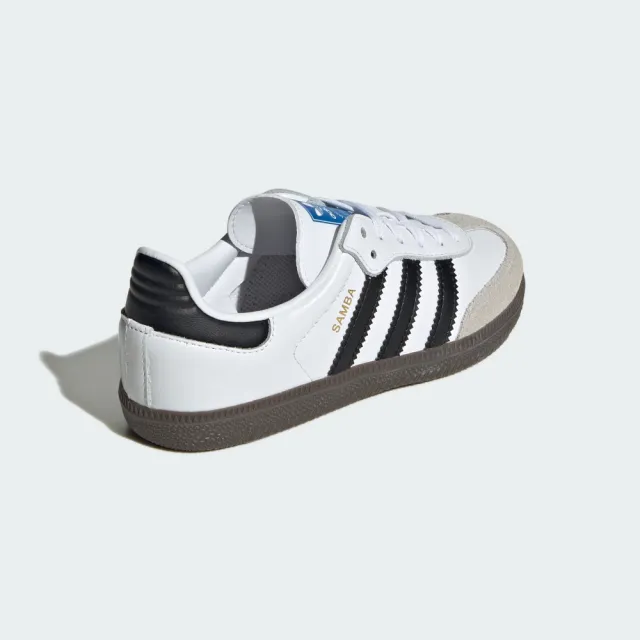 【adidas 愛迪達】運動鞋 童鞋 中童 兒童 SAMBA OG C 白 IE3677