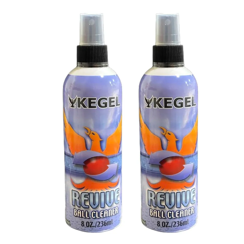 【DJ80嚴選】美國KEGEL REVIVE BOWLING BALL CLEANER 保齡球清潔劑(2瓶組 8oz / 236ml)