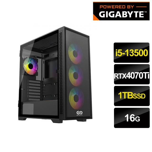 技嘉平台 i5六核GeForce RTX 4070{輝煌GL