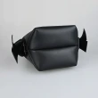 【Acne Studios】MUSUBI和服腰帶結設計皮革迷你手提斜背包(黑)