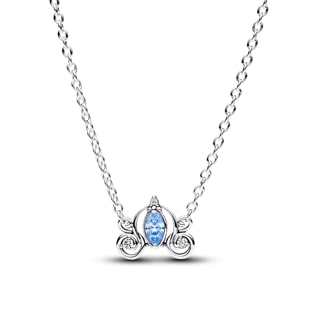 【Pandora 官方直營】迪士尼《仙履奇緣》南瓜馬車造型項鏈-絕版品