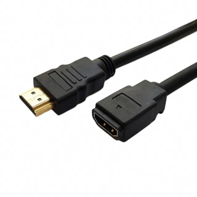 【LineQ】HDMI 2.0版 4K 公對母 1m延長線