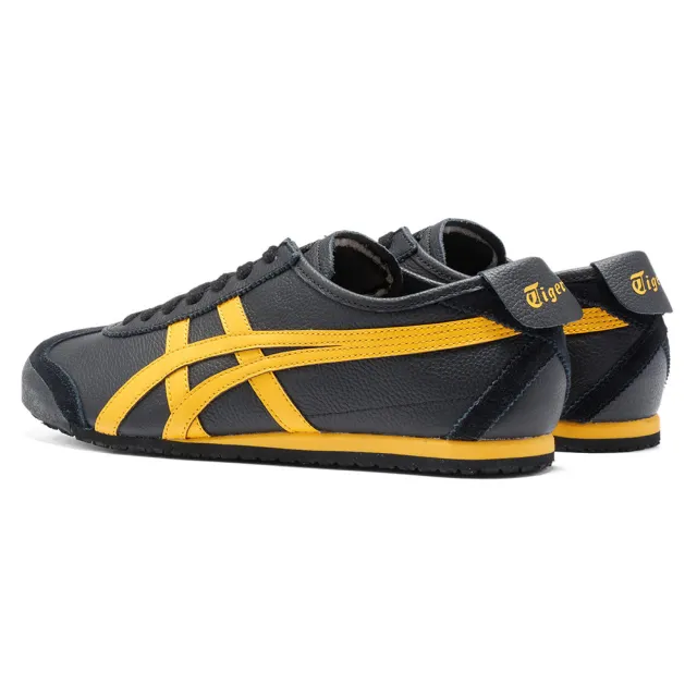 【Onitsuka Tiger】鬼塚虎 黑底黃虎爪紋 MEXICO 66 休閒鞋 (1183A201-003)