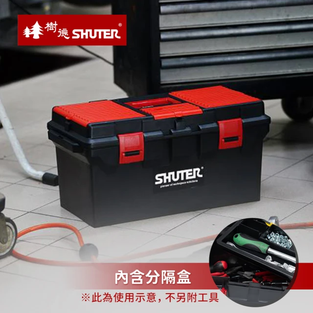 【SHUTER 樹德】MIT台灣製 TB-800 工具箱手提置物箱(零件箱/工具盒/釣魚箱)